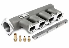 Intake manifold voor VW 16V Turbo Golf 1, 2, 3 + 16V G60 met VR6-gasklepaansluiting, inclusief injectorrail
