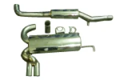 BullX sportuitlaat 76mm voor Audi A3 8L Quattro S3 met EG goedkeuring (kentekenvrij)