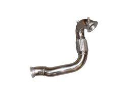 Downpipe Y-pipe ø 76mm voor Golf 4 R32 Turbo met GT30 GT35 Turbo roestvrij staal