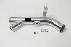 Drukpijp / Gasklep aluminium voor 1.8TSI 2.0 TFSI met geluidsversterker uitlaat