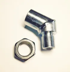 Inlasmoer voor lambdasonde 45 graden adapter M18x1,5mm roestvrij staal