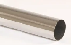 Bumpijp 16 - 76mm rond met scherpe randen roestvrij staal