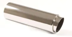 Staartpijp 45 - 100mm GP roestvrij staal Endrohr