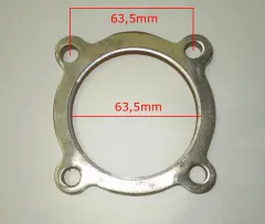 Flens voor Downpipe ø 63.5mm 4-gaats uitlaat roestvrij staal GT3076R GT30