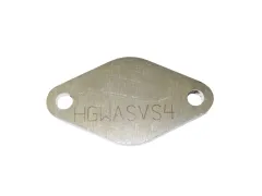 Flens voor wastegate 38mm van staal sluitplaat om wastegate aansluiting blind te leggen