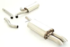 FMS uitlaatsysteem/sportuitlaat voor Audi A6 (C5) 1.8, 1.8T, 1.9TDI, 1.9TDI ø 63.5mm roestvrij staal met EG goedkeuring (kentekenvrij)