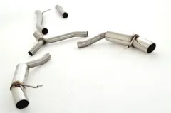 FMS sportuitlaat voor Audi A4 (B8) A5 2.7 + 3.0 TDI 2WD Quattro ø 76mm RVS duplex met EC goedkeuring (registratie gratis)