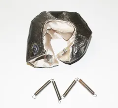 Hittebeschermingsmantel titanium turbo luier / pampers voor T25 + T3 GT28RS GT2871R T3/T4 GT3076 GT35