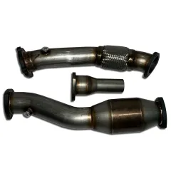 Y-pipe downpipe Quattro voor Audi A3 TT 1.8T 180PS ø 76mm + 200 cel katalysator