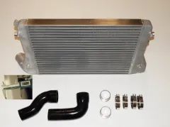 Intercooler kit voor Golf 5 Audi A3 S3 Seat Leon Passat B6 2.0 TFSI Double-DIN 56mm plug and play blauwe slangen