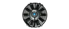 Motorsport ventilator 12v 80Watt ø 287mm blad ø 253mm diepte 65mm zuigen en blazen