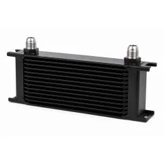 Oliekoeler 13 rijen 330x92x50 mm - D08-aansluitingen zwart