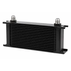Oliekoeler 19 rijen 330x134x50 mm - D08-aansluitingen zwart