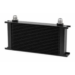 Oliekoeler 25 rijen 330x175x50 mm - D08-aansluitingen zwart