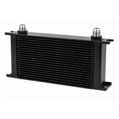 Oliekoeler 28 rijen 330x196x50 mm - D08-aansluitingen zwart