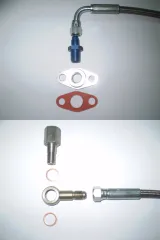 Olietoevoerleiding voor VR6, 1.8T, R32 voor glijlagerturbo's 1,20 meter PTFE