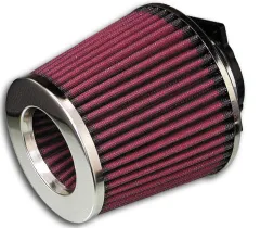 Open luchtfilter / Cold AIR Intake 89 mm met adapters voor ø 85 mm, 75 mm, 70 mm en 60 mm