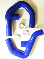 Siliconen slangen blauw voor upgrade intercooler 261003 voor Golf 5, Golf 6 GTI