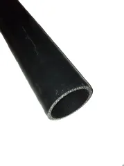 Siliconen slang ø 65 mm binnendiameter 1 meter zwart 4-laags wanddikte 5 mm
