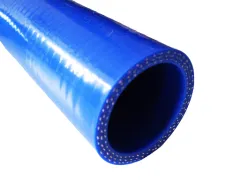 Siliconen slang ø 76mm binnendiameter 1 meter blauw 4-laags 5mm wanddikte