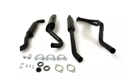 Simons Gealuminiseerd sportuitlaatsysteem 50,8 mm voor SAAB 99 2.0 met dubbele flens