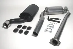 Simons Chroomstalen sportuitlaat 90 mm rond voor SAAB 9000 CS Turbo 2.0/2.3/Aero 