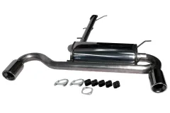 Simons roestvrijstalen sportuitlaat duplex 100 mm + 100 mm voor Mazda MX-5, Miata Coupé & Cabrio