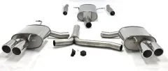 Simons Roestvrijstalen sportuitlaat duplex L+R 2x80 mm voor Audi A4 (B8) 2wd/Quattro berline/avant/allroad/stationwagon 1.8T/2.0T EG-goedkeuring (kentekenvrij)