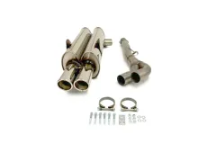 Simons Roestvrijstalen sportuitlaatsysteem 2x80 mm voor BMW E36 320i/323/ berline/coupé/convertible/touring kentekenvrij