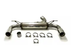 Simons Roestvrijstalen sportuitlaat Duplex 90 mm voor BMW F3 316, 318D, 320D