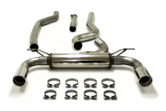 Simons roestvrij stalen sportuitlaat Duplex 90 mm voor BMW F30 3316D, 318D, 320D