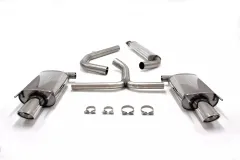 Simons Roestvrijstalen sportuitlaat duplex 90/120 mm + 90/120 mm ovaal voor Opel Insignia Sedan 4X4 2.0 Diesel EG-typegoedkeuring