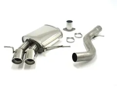 Sportuitlaat voor BMW 135i Coupe E82 306PS ø 76mm uit RVS