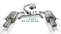 Sportuitlaat voor Opel Vectra C ø 63,5mm 1.8 2.0 T, 2.2, 3.2 1.9 CDTI 2.0 DTI, 2.2 DTI, 2.0 CDTI Duplex roestvrij staal