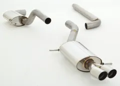 Sportuitlaat voor Passat 3C B6 1.8TSI, 2.0 TSI, 2.0 TDI ø 70mm van roestvrij staal met EG-goedkeuring (kentekenvrij)