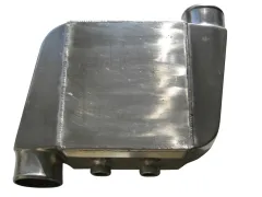 watergekoelde intercooler tot 1000pk 89mm aansluitingen offset watergekoeld