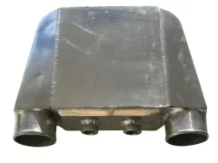 Watergekoelde intercooler totale afmetingen 360x490x115mm verbindingen 3,5